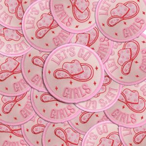 Let's Go Girls Embroidered Patches For Trucker Hat!
